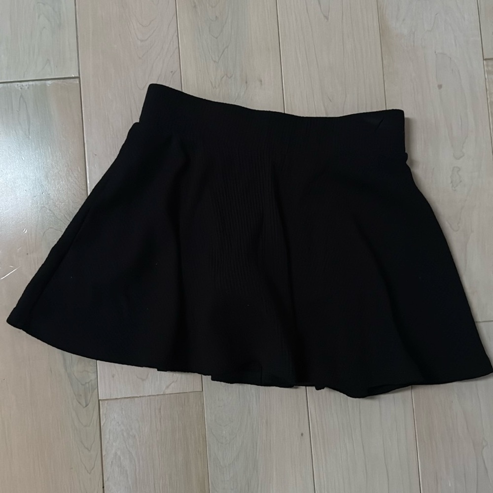 SLS Apparel girls soft stretch cotton modal black skort